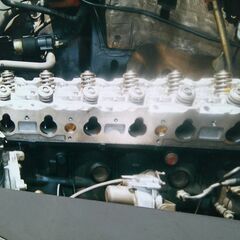 Mベンツ103エンジンリビルトシリンダ-ヘツト取付け124-126の画像