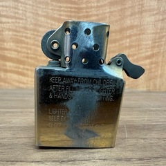 【塩尻市引き取り限定】ZIPPO ジッポ 1935 レプリカ ゴールドタンクの画像