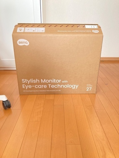 BenQ 白フレーム　ディスプレイ　未使用品