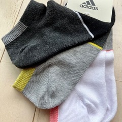 【写真に付き600円】アディダス　靴下　3足　新品の画像