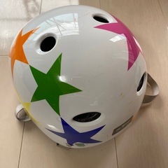【値下】オージーケー カブト FR-KIDS バイシクル ヘルメット OGK KABUTO スターホワイト SG規格の画像