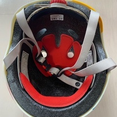 【値下】オージーケー カブト FR-KIDS バイシクル ヘルメット OGK KABUTO スターホワイト SG規格の画像