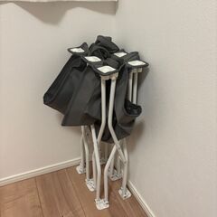 値下げします！！ポータブル 幼児用簡易ベッドの画像