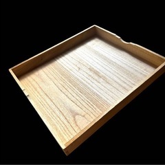 思い出のビデオ（2本）を収める高級な桐箱【横282mm x 縦250mm x 厚み34mm】ジャンク無保証 書道具 硯箱にもの画像