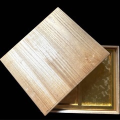 思い出のビデオ（2本）を収める高級な桐箱【横282mm x 縦250mm x 厚み34mm】ジャンク無保証 書道具 硯箱にもの画像