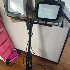 LED投光器 100V かなり明るいです。