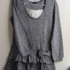 チュニック 5点セット 11号程度 グレー ストレッチ素材の画像