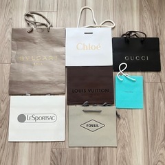 ハイブランド ショッパー ショップ 袋 ロエベ ポールスミスの画像