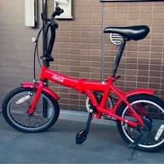 コカコーラノベルティ 折りたたみ自転車