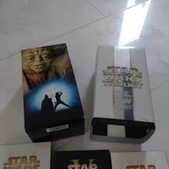 【おまけ付き】　スター・ウォーズ トリロジー 　VHS　3枚組　オビ＝ワン・ケノービ　アナキン　カード付きの画像