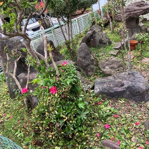 中古】石臼【庭石などに！】