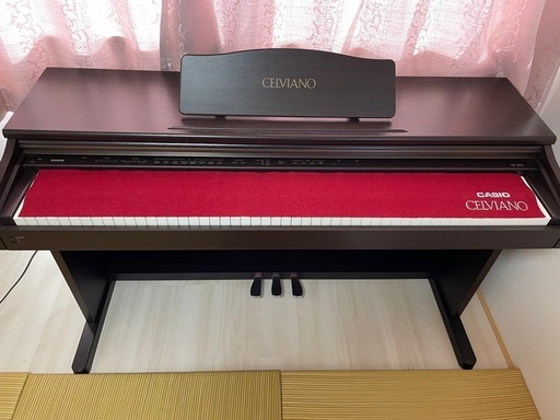 電子ピアノ椅子付き：カシオ/CASIO セルビアーノ/ CELVIANO VJ-201  88鍵　3ペダル 電子ピアノ椅子付き：カシオ/CASIO セルビアーノ/ CELVIANO VJ-201 88