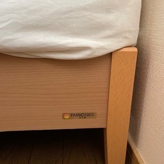 ダブルベッド　フランスベッドの画像