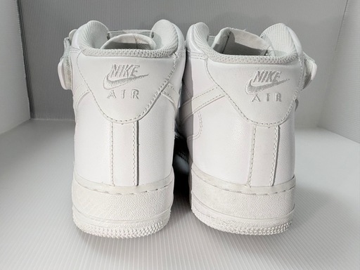 NIKE AIR FORCE MID'07 WHITE/WHITE ナイキ　スニーカー　エアフォース1 ミッド 07 ホワイト 27.