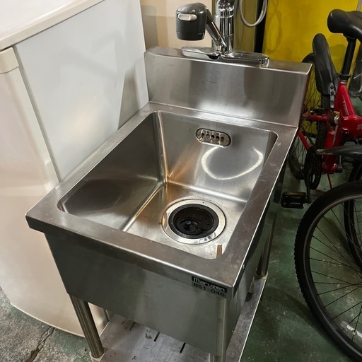 ステンレス　1槽シンク　横幅45センチ　奥行き60センチ