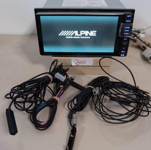 300 作動品 アルパイン VIE-X007W-B Bluetooth (デニーロ) 沖縄