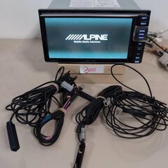 300 作動品 アルパイン VIE-X007W-B Bluetooth アルパイン VIE-X007W-B メモリーナビ フルセグ 2012年地図