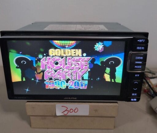 300 作動品 アルパイン VIE-X007W-B Bluetooth (デニーロ) 沖縄