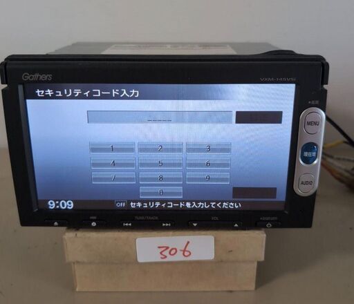 306 セキュリティロック ホンダ純正ナビGathers VXMー145VSi
