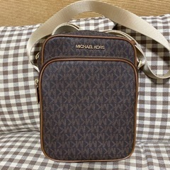 MICHAEL KORS ショルダーバッグ MK柄 ブラウン