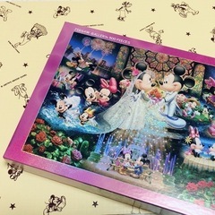 ディズニーのジグソーパズル完成品の画像
