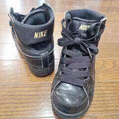 NIKE21cm黒ダンスシューズ