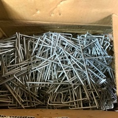 【金物屋在庫品】 瓦止め金具 釘 大量 /瓦屋根/補修工事 高知市仁井田よりの画像