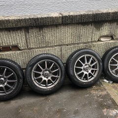 ダンロップ165/65R14アルミホイールタイヤ4本セット　札幌限定！