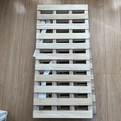 四つ折り　桐すのこ　シングルの画像