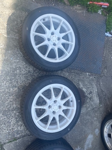 (取引中)ホイール4本セット(タイヤ付)