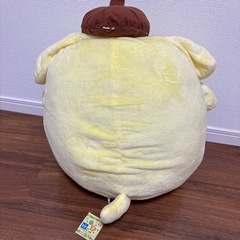 タグ付き★ポムポムプリン 大きなぬいぐるみの画像