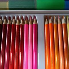 色鉛筆50色の画像