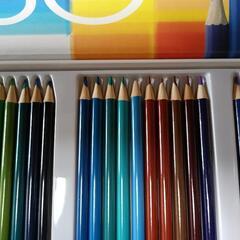 色鉛筆50色の画像
