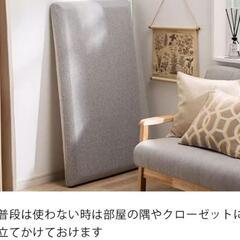 ロングフロアクッション flatty フラッティ 高反発クッション 長座布団 65×115×8cmの画像