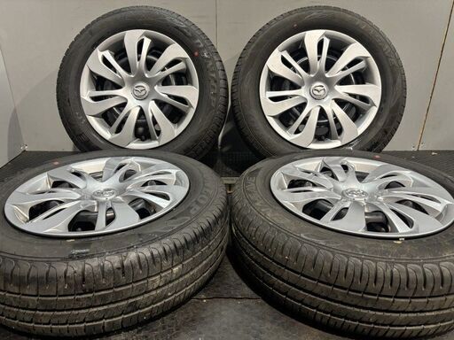 タイヤ走行短め【DUNLOP EC204 185/65R15】夏タイヤ【マツダ DJ タイヤ走行短め【DUNLOP EC204 185/65R15】夏タイヤ【マツダ DJ