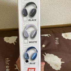 本日12時まで！ワイヤレスヘッドフォン、カラーブルーの画像