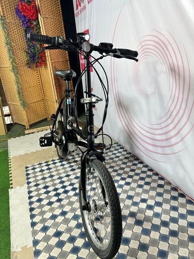 No.457 パナソニックオフタイム BE-ENW076折り畳み 電動アシスト自転車整備済み