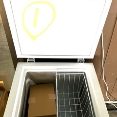 山善100L冷凍庫の画像
