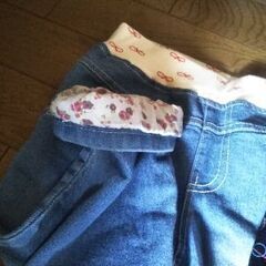 未使用　120サイズ　夏　女の子 ズボン　3枚の画像