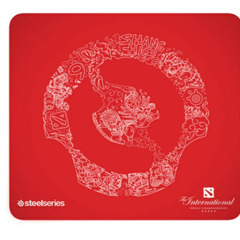 【新品未開封品】SteelSeries ゲーミングマウスパッド Qck Large Dota 2 TI9 Edition　5個まとめ売り　*2533の画像