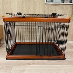 ペット　ケージ　枠木製　の画像