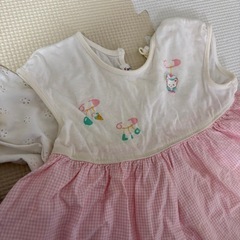 ファミリア　Yves Delorme PARIS マザウェイズ　ワンピース　甚平　80 90 女の子服の画像