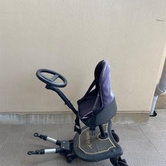 (値下げしました)エアバギー対応！ベビーカー用2WAYボード（イス付き）の画像