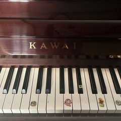 アップライトピアノ　KAWAI カワイ　ジャンクとしての画像