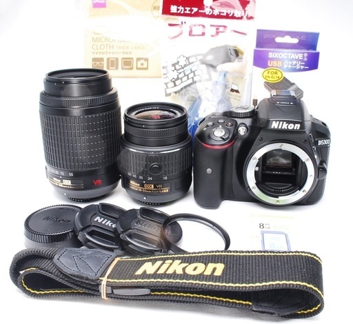 【ショット60】Nikon ニコン D5300 動画撮影ダブルレンズ