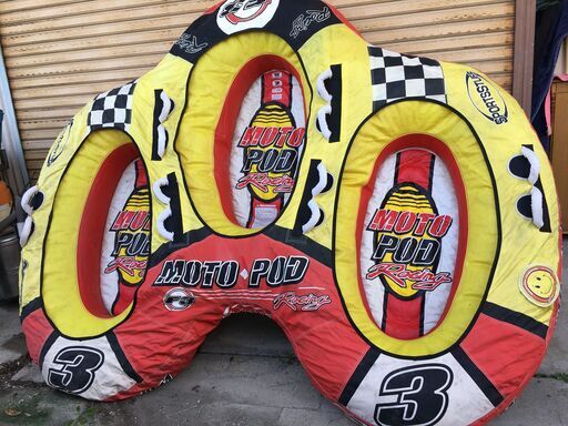 SPORTSSTUFF MOTO POD F3 トーイングチューブ3人乗り53-1970現状
