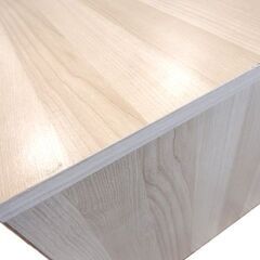新札幌◆IKEA/イケア 木製テレビボード FLARKE 木目調 ◆幅975mm×奥行505mm×高さ320mm/収納家具/ローボード No.3317の画像