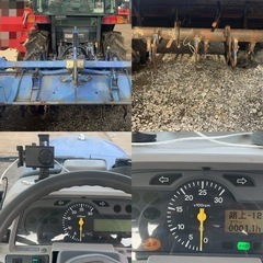 イセキ　トラクター　AT25SCY　411ｈ　動作確認済み　イセキドライブハーロー /ロータリー付きの画像