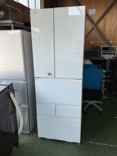 TOSHIBA ノンフロン冷蔵庫　462L  2017年　中古