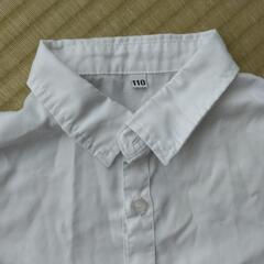 110cm　白のワイシャツの画像